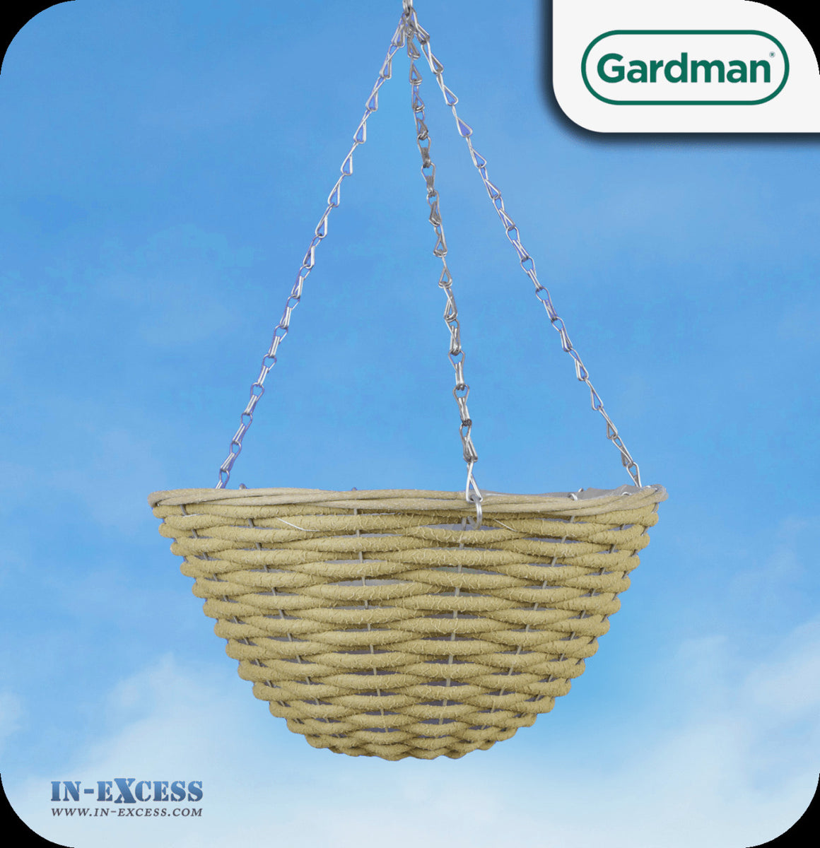 Exquisite Wicker Hanging Baskets Comometal