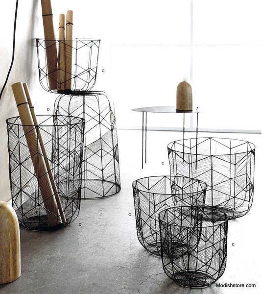 Ikea Concept Tall Wire Basket Comometal