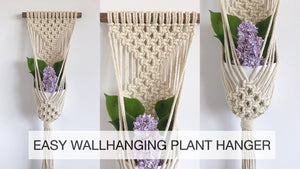 HOW TO MAKE A MACRAME WALLHANGING PLANT HANGER | MACRAME TUTORIAL | EASY MACRAME PLANTHANGER #3 by Soulful Notions (11 months ago)