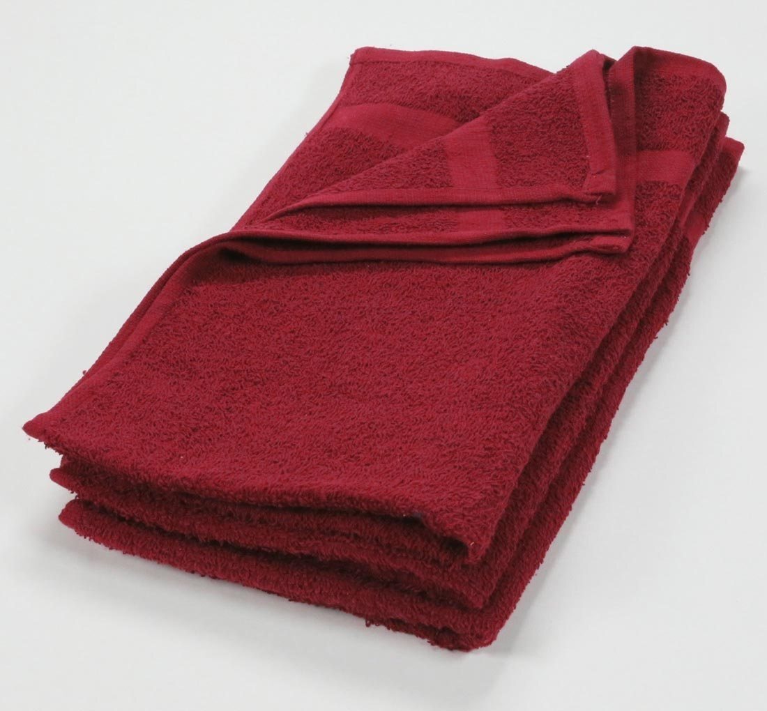 Brilliant Red Hand Towels Comometal