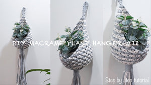 DIY Macrame Plant Hanger #12 / So easy for macrame beginners by Him Macrame (6 months ago)