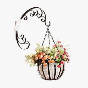 Neutral Hanging Basket Stand