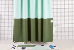 I Redecorated My Bathroom Around This Quiet Town Shower Curtain