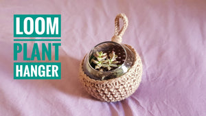 How to Loom Knit a Plant Hanger Basket (DIY Tutorial) by Tuteate (1 year ago)