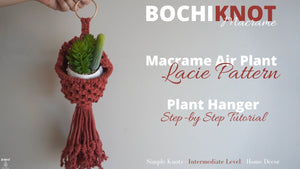 How to Macrame Lacie Air Plant Holder (Beginner pattern) by Bochiknot Macrame (12 months ago)
