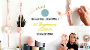 Macrame Plant Hanger Tutorial - How to: Macrame Plant Hanger DIY - Without a Ring by Robyn Gough - United Knots Macrame UK (9 months ago)