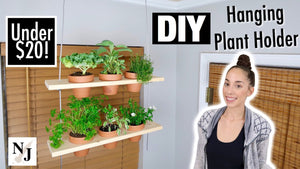 DIY HANGING PLANT SHELF *Under $20!* by NextJeneration (1 year ago)