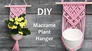 DIY Macrame Plant Hanger Tutorial | Macrame Wall Hanging Tutorial | Макраме Кашпо Для Цветов by Olga Vas Macrame (4 months ago)