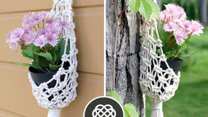 EASY PLANT HANGER BASKET | DIY POT HOLDER | HANGING PLANTER by Macrame School (8 months ago)