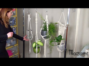 #1 of 4: Macrame Plant Hanger for Beginners DIY Tutorial by Crafty Ginger (4 years ago)
