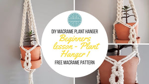 Macrame Plant Hanger Tutorial - Macrame Project -DIY Plant Hanger Tutorial by Robyn Gough - United Knots Macrame UK (3 years ago)
