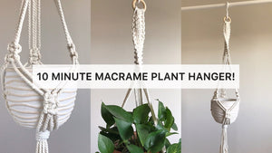 DIY MACRAME PLANT HANGER | 10 MINUTE PLANT HANGER | EASY MACRAME PLANT HANGER #1 by Soulful Notions (12 months ago)