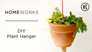 Add fresh greenery to your home with this DIY hanging planter
