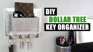 dollartree #dollartreediy #homedecor It's another Dollar Tree DIY home decor project! I wanted to replace our key bowl that sat on our countertop with a wall ...