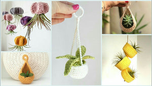 Most demanding crochet plant hanger  pot holder ideas for home decoration by Smart Hand Fashion (8 months ago)