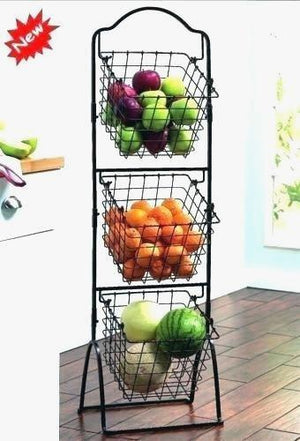 Big Space 3 Tier Fruit Basket Stand