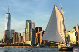 A Hudson River trade ship’s coming in to Red Hook again after 100 years