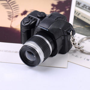 LtrottedJ Newly Hot Cute Mini Toy Camera Charm Keychain, With Flash Light&Sound Gift (Black)